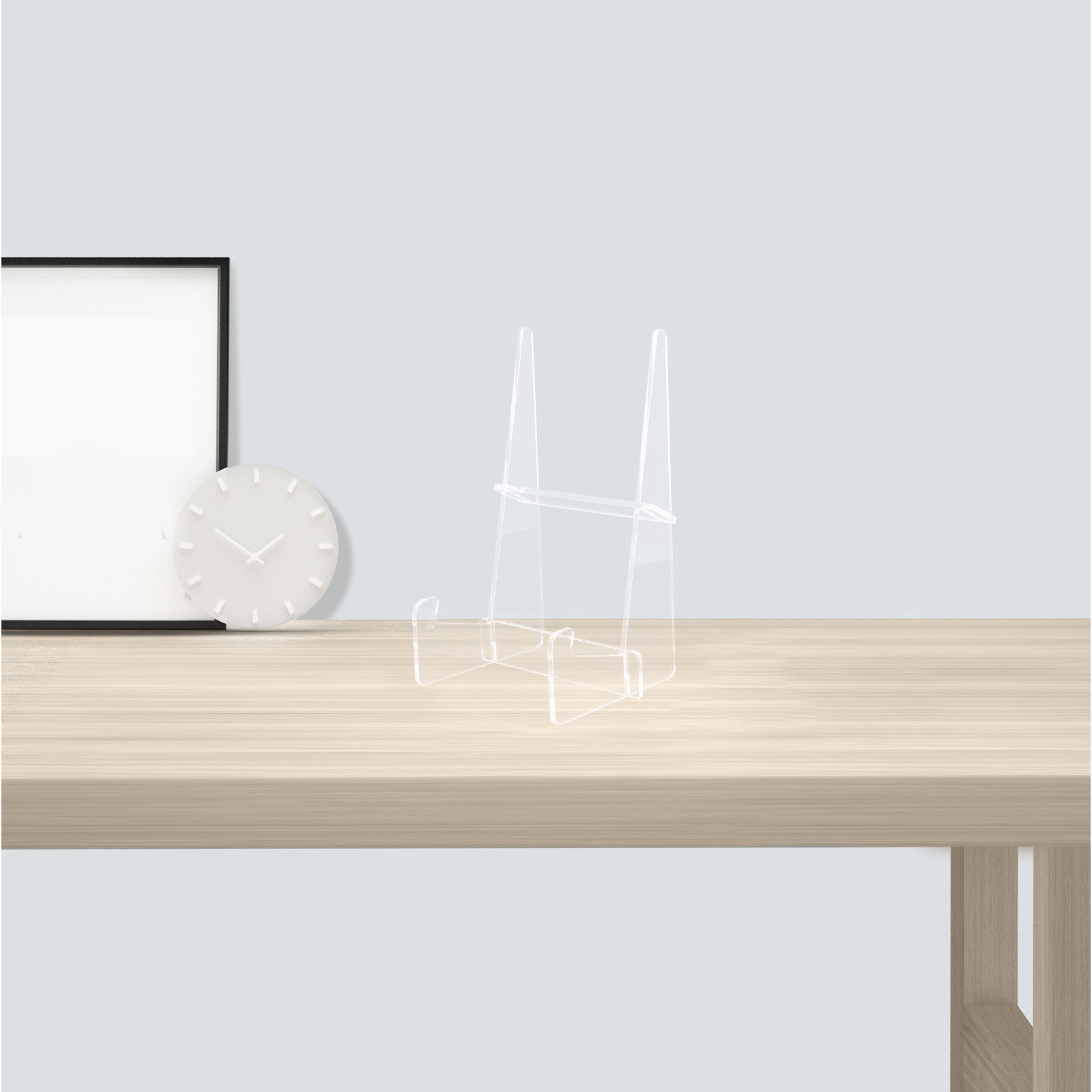 Clear Acrylic Book Stand Holder - حامل كتب الطبخ الشفاف من الأكريليك،