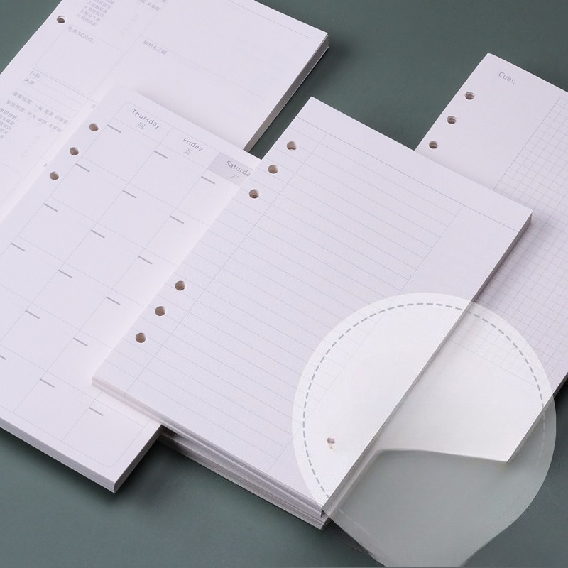 A5 Spiral Dotted Grid Notebook - دفتر ملاحظات A5 قابل لإعادة التعبئة