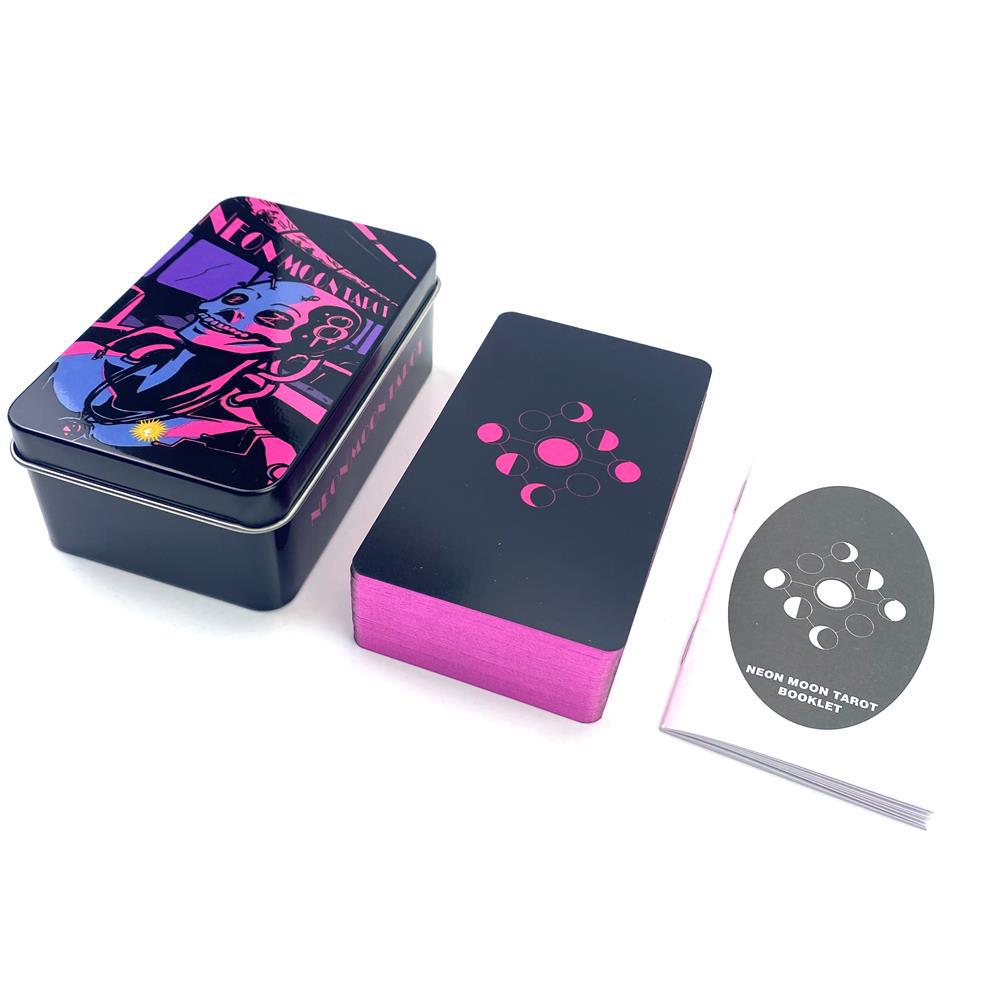 Tarot Deck With Guidebook - بطاقات تاروت نيون مون ذات حواف