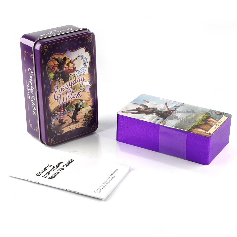 Tarot Deck With Guidebook - 10.3*6 سنتيمتر التارو الساحرة اليومية في