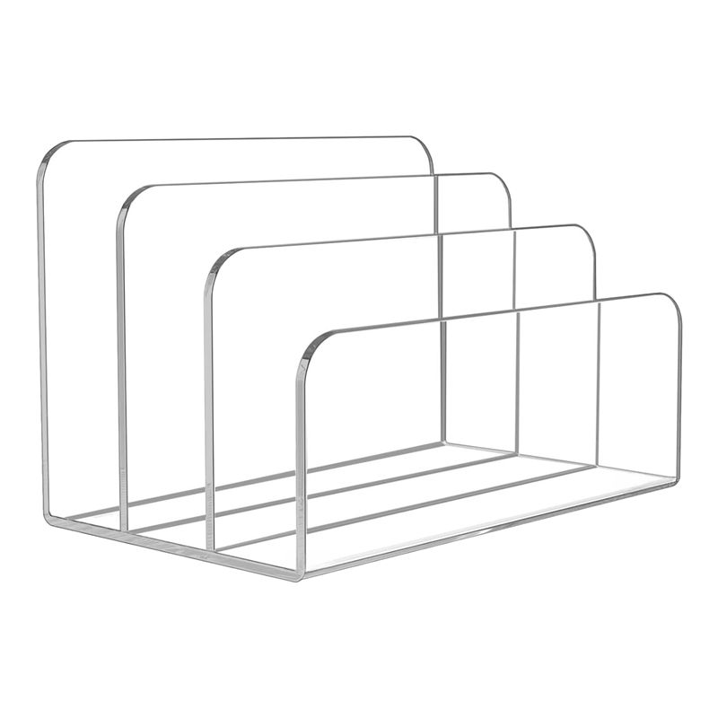 Clear Acrylic Book Stand Holder - حامل ملفات أكريليك شفاف من فولت