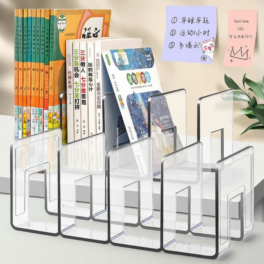 منظم مكتب أكريليك شفاف، حامل ك - مراجعة Clear Acrylic Book Stand Holder وسعره