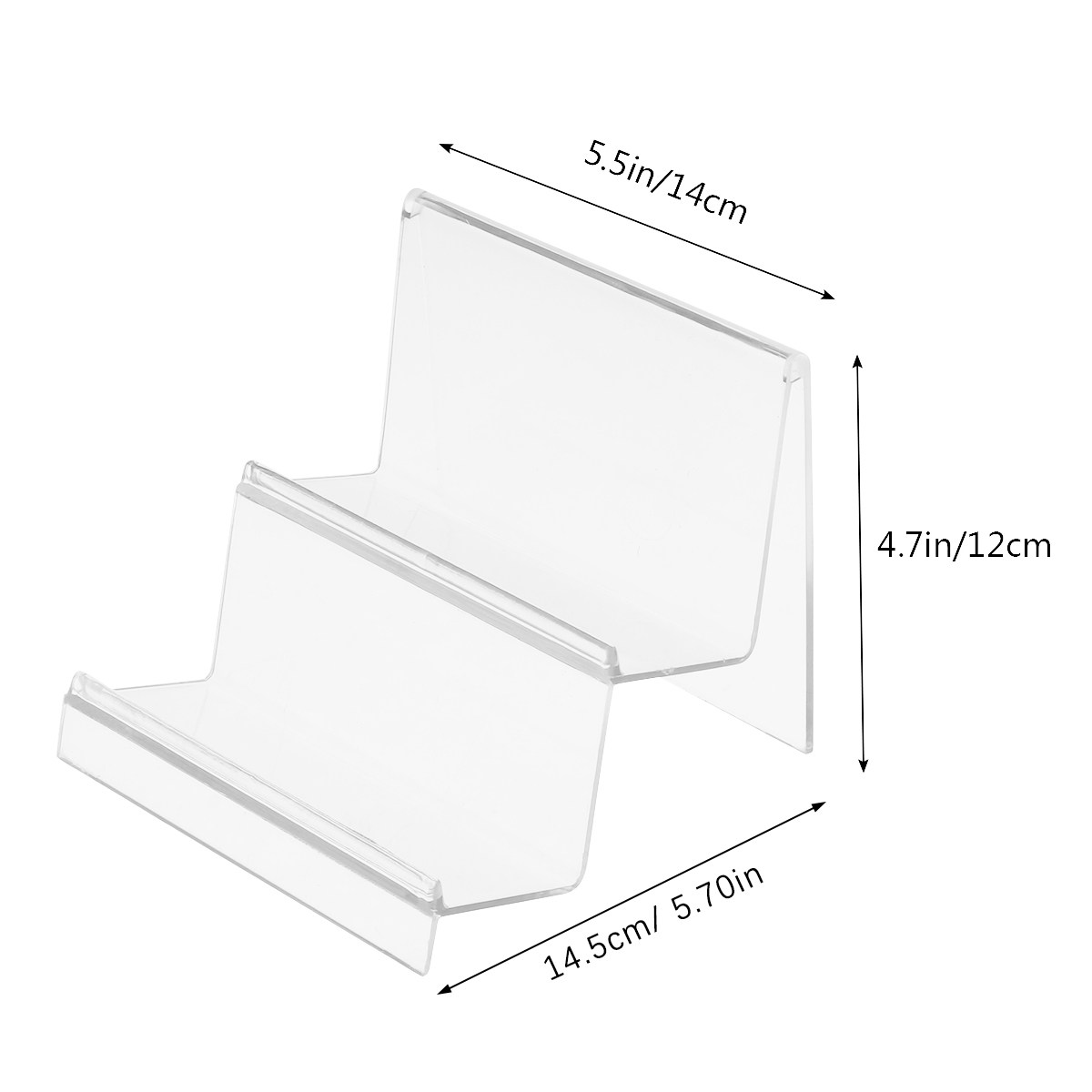 حامل محافظ أكريليك شفاف متعدد  - مراجعة Clear Acrylic Book Stand Holder وسعره
