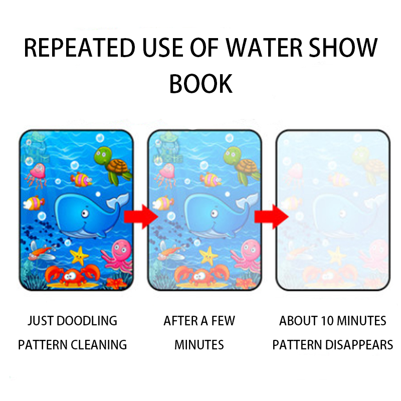 1 قطعة كتاب سحري رسم مائي ألعا - مراجعة Reusable Water Magic Coloring Book وسعره