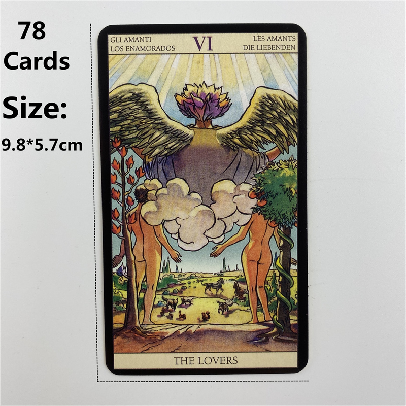 صندوق معدني إصدار مذهب لبطاقات - مراجعة Tarot Deck With Guidebook وسعره