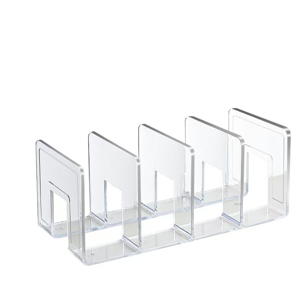 رف منظم مكتبي شفاف من الأكريلي - مراجعة Clear Acrylic Book Stand Holder وسعره