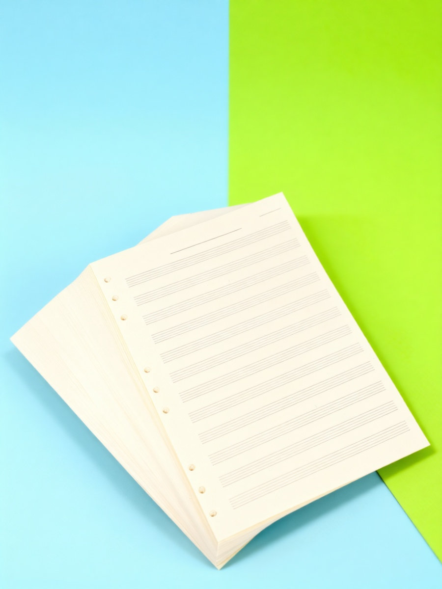 100 ورقة من ورق كتابة الموسيقى - مراجعة Blank Sheet Music Notebook وسعره