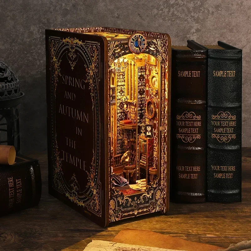 مجموعات أدوات تركيب رفوف الكتب - مراجعة Diy Wooden Book Nook Kit Shelf Insert وسعره