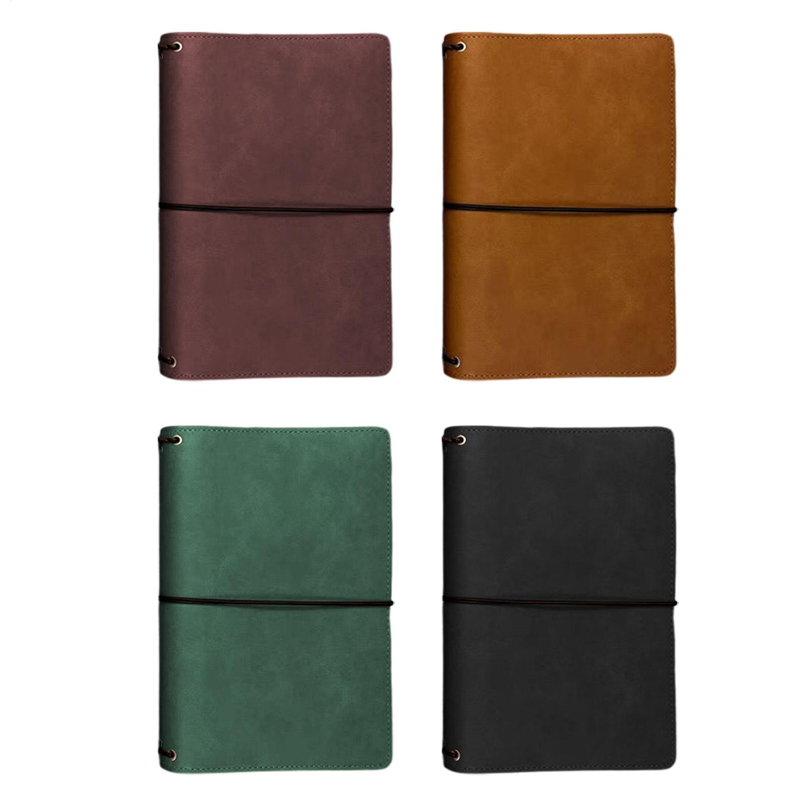 غلاف دفتر يوميات A5 من الجلد ا - مراجعة Vintage Leather Journal Notebook وسعره
