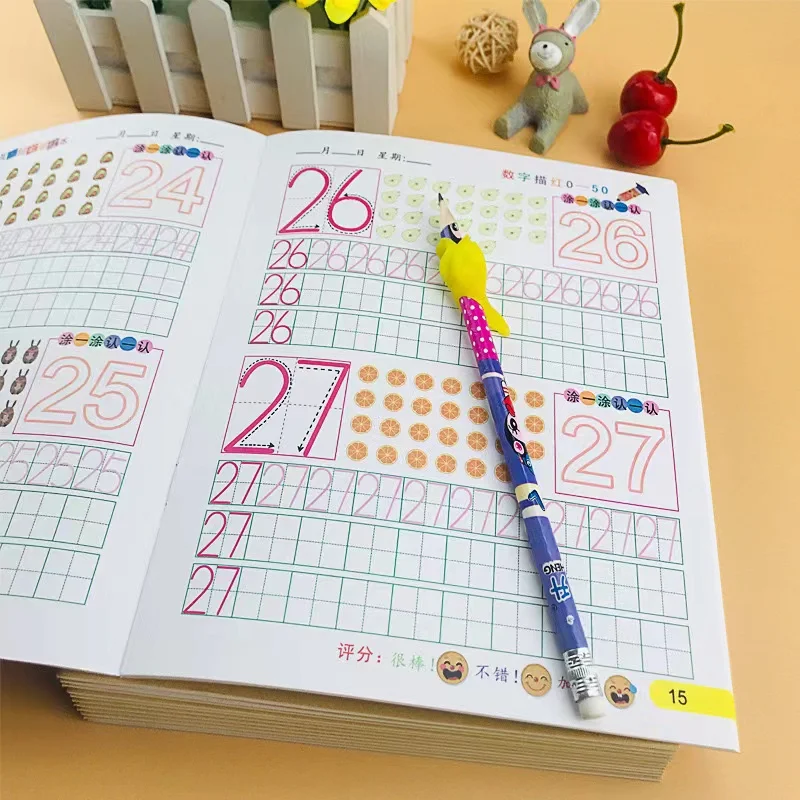 32 صفحة كتابة تعلم الحروف الأب - مراجعة Chinese Calligraphy Practice Book وسعره